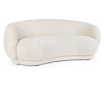 Tecla krém színű szövet kanapé 191x93x73 cm