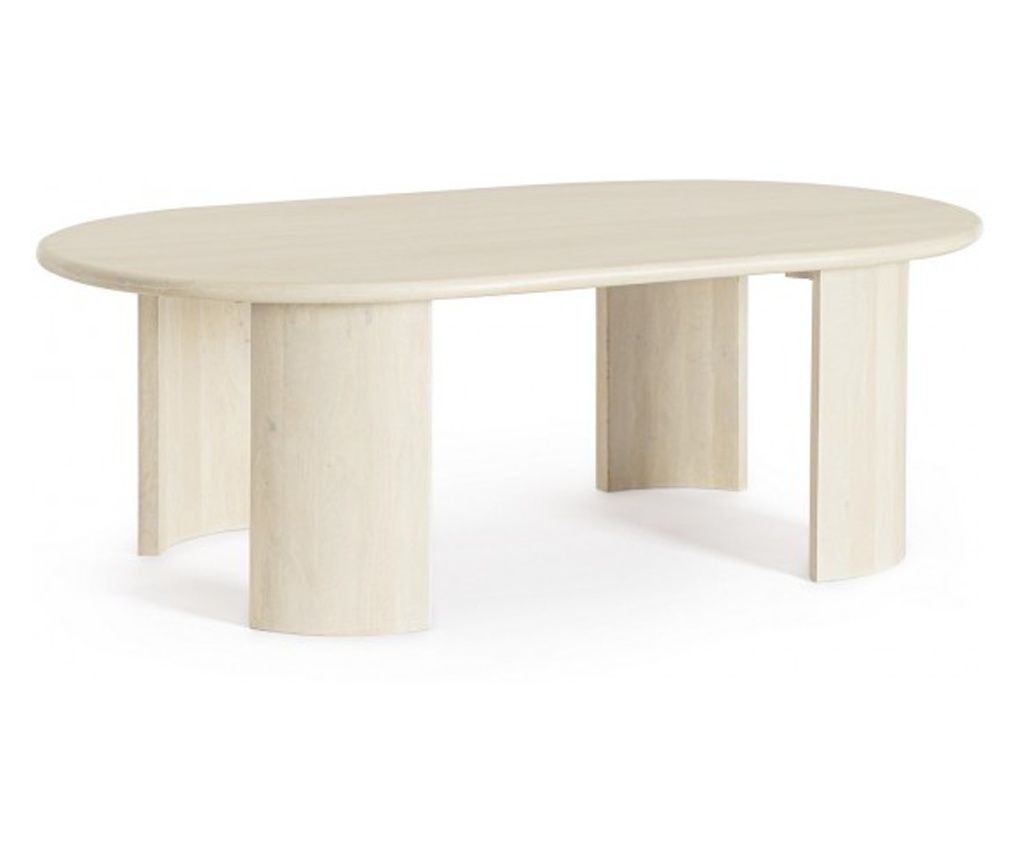 Orlando naravna klubska mizica iz mangovega lesa 130x80x45 cm