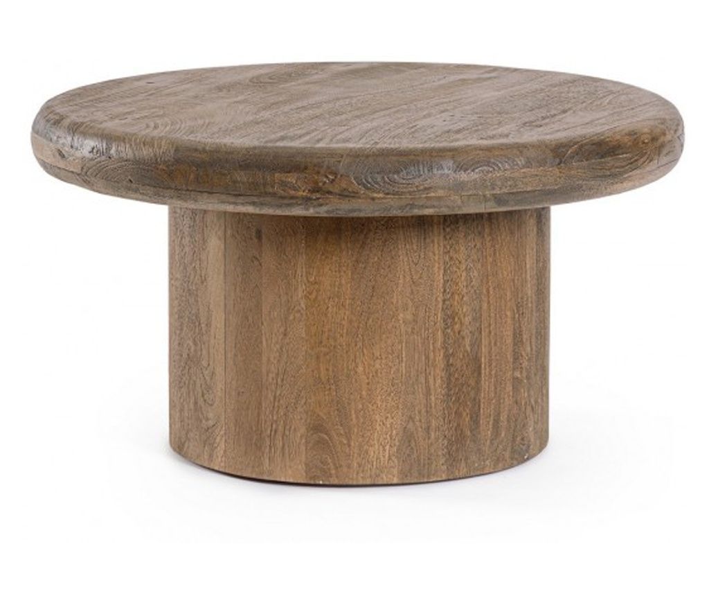 Lopez mangófa barna dohányzóasztal 75x40 cm