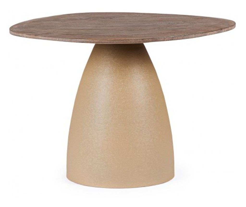 Masuta otel crem lemn maro Stanley 60x58x45 cm