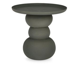 Zelena jeklena mizica Alpa 36x34 cm