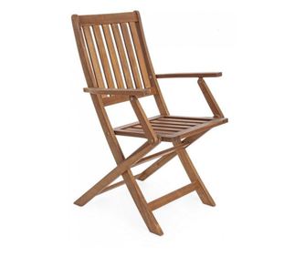 2 db Mali barna fa összecsukható szék szett 58x60x92 cm