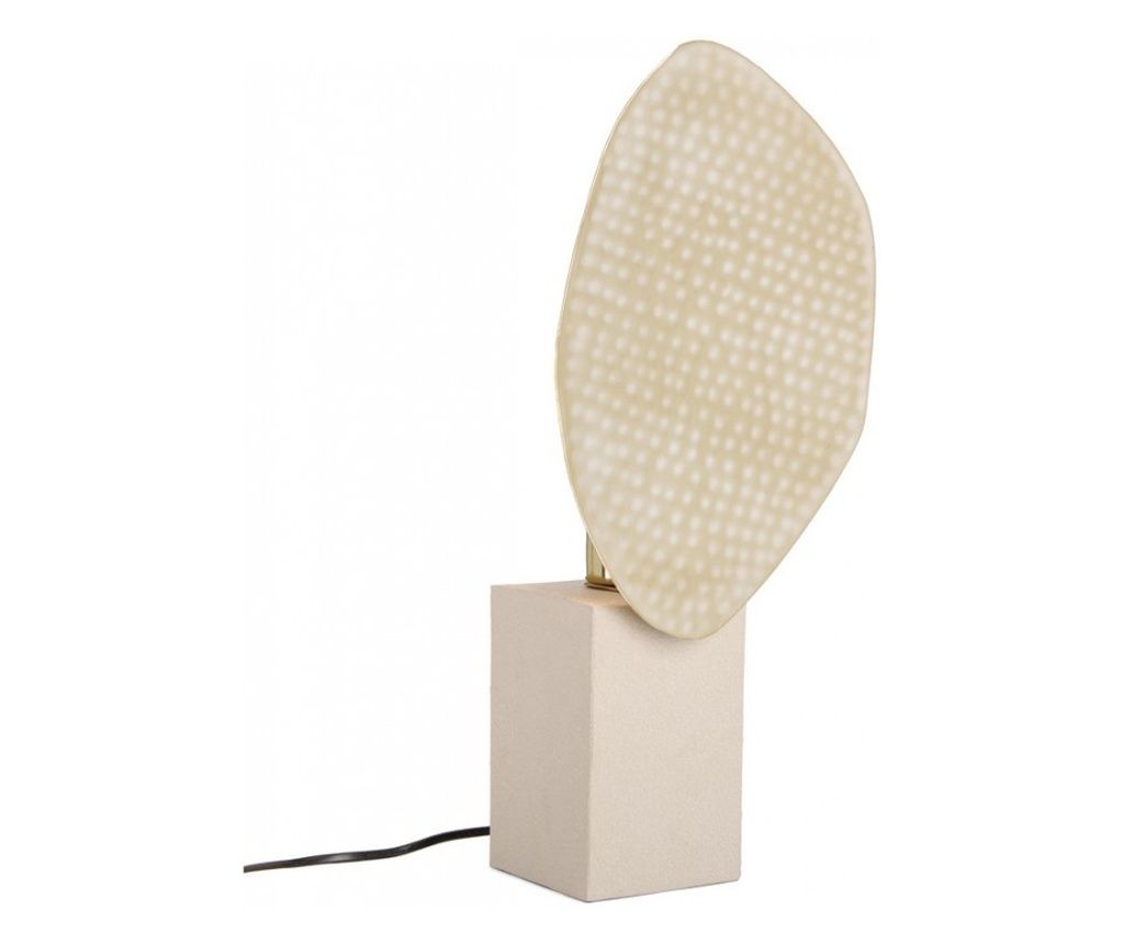 Neev bež kovinska nočna svetilka 21,5x13,5x46 cm