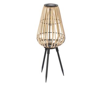 Set od 4 solarne lampe Kiki crne boje 20x52.5 cm