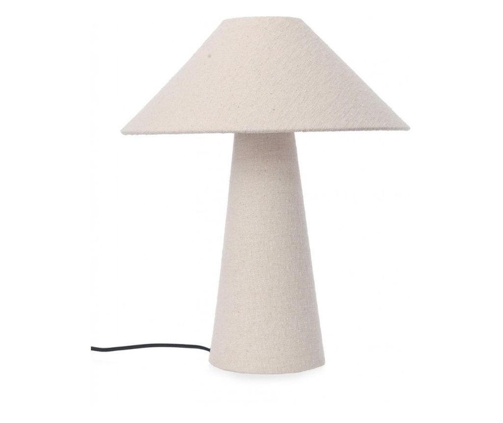 Krémszínű asztali lámpa Lamki 38x46 cm