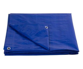 Prelata impermeabila cu inele, 4.9x7.9 m, PE, 80 g/mp, 40 mp