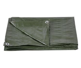 Prelata impermeabila cu inele, 3.9x4.9 m, PE, 65 g/mp, 20 mp