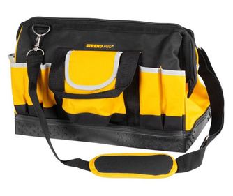 Torba za alat, s remenom za nošenje, tekstil, maks. 20 kg, 44x25x24 cm, Strend Pro