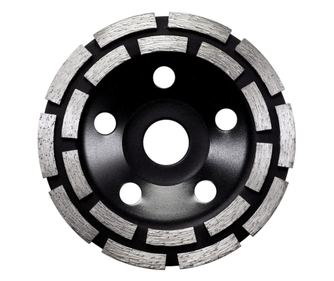 Disc diamantat dublu segmentat, beton, slefuire uscata, 125 mm/22.23 mm, Richmann Exclusive