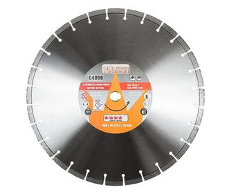 Disc diamantat, beton, taiere umeda si uscata, 400 mm/25.4 mm, Richmann Exclusive