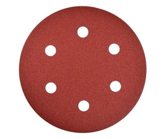 Csiszolópapír tépőzárral, lyukakkal, P100, 125 mm, Germa Flex
