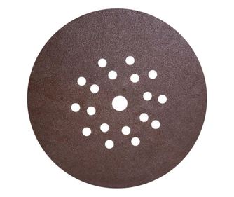5 lyukas csiszolókorong készlet tépőzárral, falcsiszolóhoz, P80, 225 mm