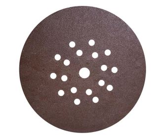 5 lyukacsos csiszolókorong tépőzárral, falcsiszolóhoz, P180, 225 mm