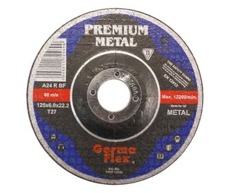 Disc polizat metal, 125x6 mm, Premium Metal, Germa Flex