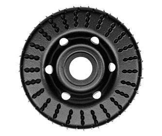 Disc circular slefuit, modelat, raspel, pentru lemn, plastic, cauciuc, beton celular, gradatie I, 120x22.2 mm, Dedra