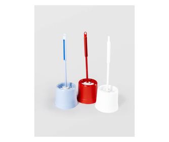 Četka za WC školjku s držačem, STERK Plastika, Razne boje, 37cmX12cm