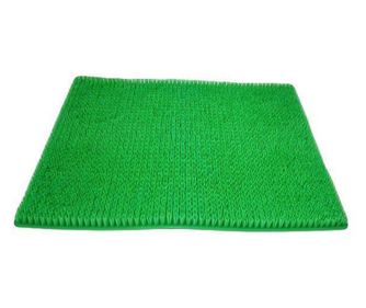 Pres covoras intrarea exterior, 40x60 cm, arici, verde