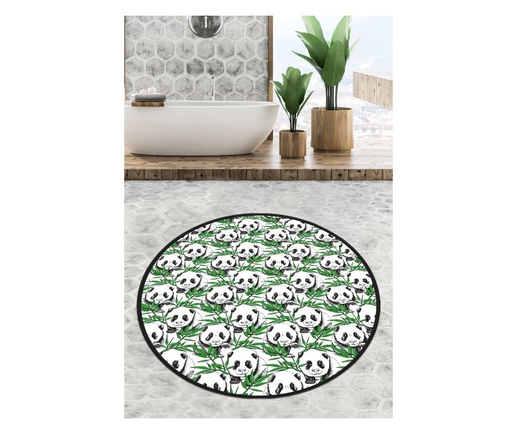 Килимче за баня Green Panda Circle Djt 200