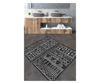 Set covorase de baie (2 bucati) Straordinario Black Djt
