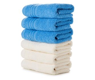 Комплект хавлии (6 броя) Rainbow, Cream