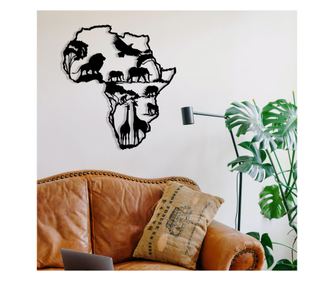 Kovinska stenska dekoracija African 2