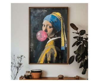 Okrasna uokvirjena MDF slika HUM070