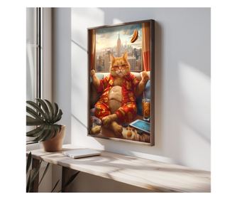 Okrasna uokvirjena MDF slika HUM071