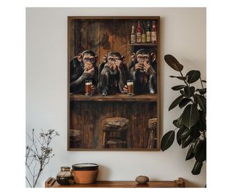 Okrasna uokvirjena MDF slika HUM077