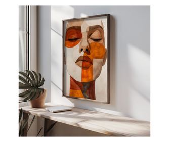 Okrasna uokvirjena MDF slika HUM078