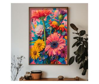 Okrasna uokvirjena MDF slika HUM079