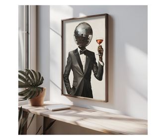 Okrasna uokvirjena MDF slika HUM080