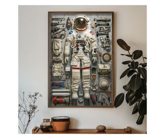 Okrasna uokvirjena MDF slika HUM084