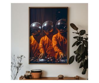 Okrasna uokvirjena MDF slika HUM092