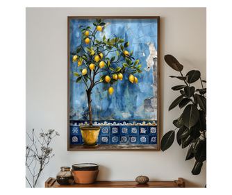 Okrasna uokvirjena MDF slika HUM099