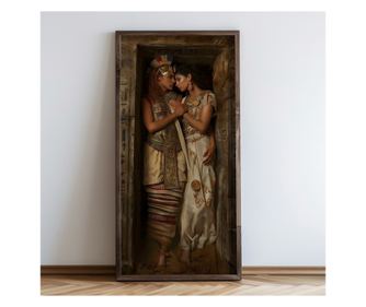 Okrasna uokvirjena MDF slika HUM120