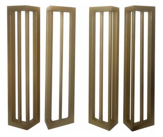 Set 4 Picioare Masa Metal, Stil Scandinav, Moderne, in Forma de L, Vopsire in Camp Electrostatic,Finisaje Premium