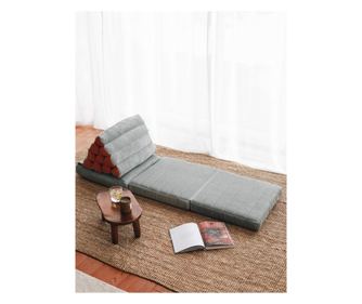 Табуретка Keyf сгъваема - Velvet синьо