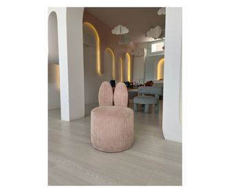 Nyuszi fotel - rózsaszín