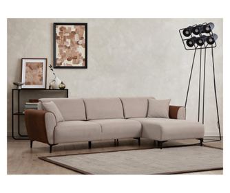 Coltar extensibil Aren dreapta - bej, Cinnamon