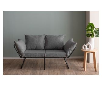 Viper 2-Seater kanapéágy - világos szürke