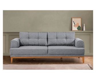 Canapea cu 3 locuri Vina 3 - gri, Atlantic Pine