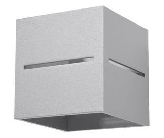 Sivi zidni svjetiljka LOBO