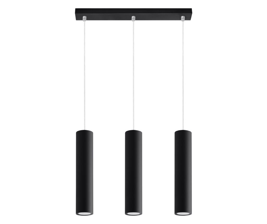 Lampă suspendată LAGOS 3L negru