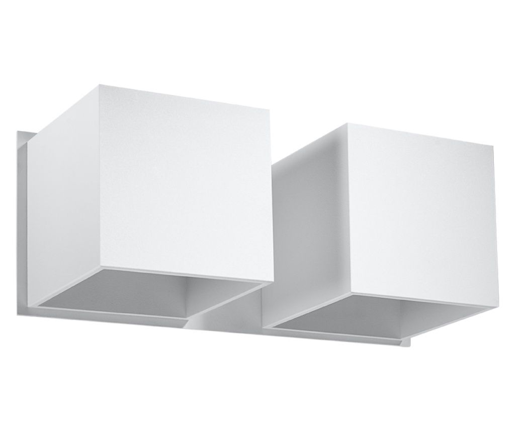 Lampă de perete QUAD 2 alb