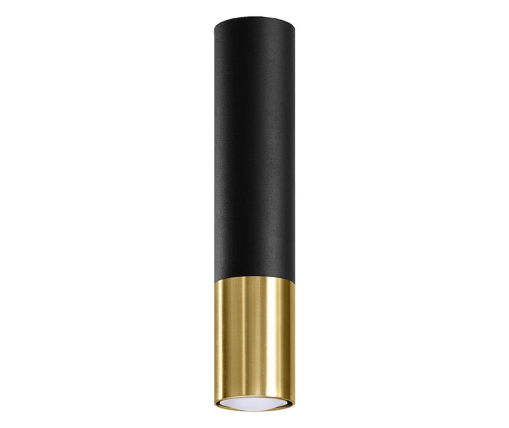 Plafonieră LOOPEZ negru/golden