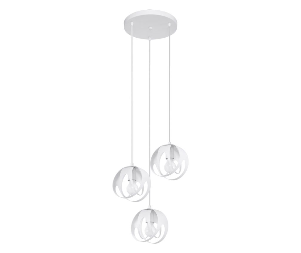 Lampă suspendată TULOS 3P alb