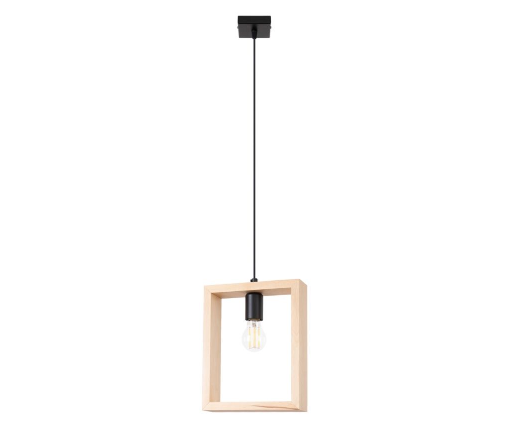 Lampă suspendată ARIES lemn natural