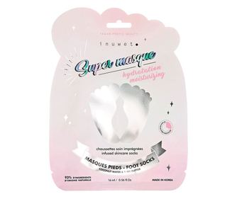 Masca hidratanta tip sosete pentru talpi uscate si crapate, Inuwet, 16 ml