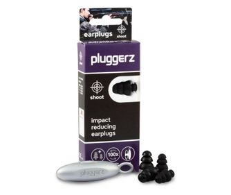 Dopuri de urechi din silicon pentru protectia urechii in timpul tirului sau al vanatorii, Pluggerz Shoot, 4 bucati