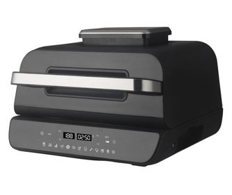 Air Fryer & Grill 12 az 1-ben Oliver Voltz OV51015K, 1800 W, 4 tartozék, intelligens érzékelő, időzítő, LED, fekete